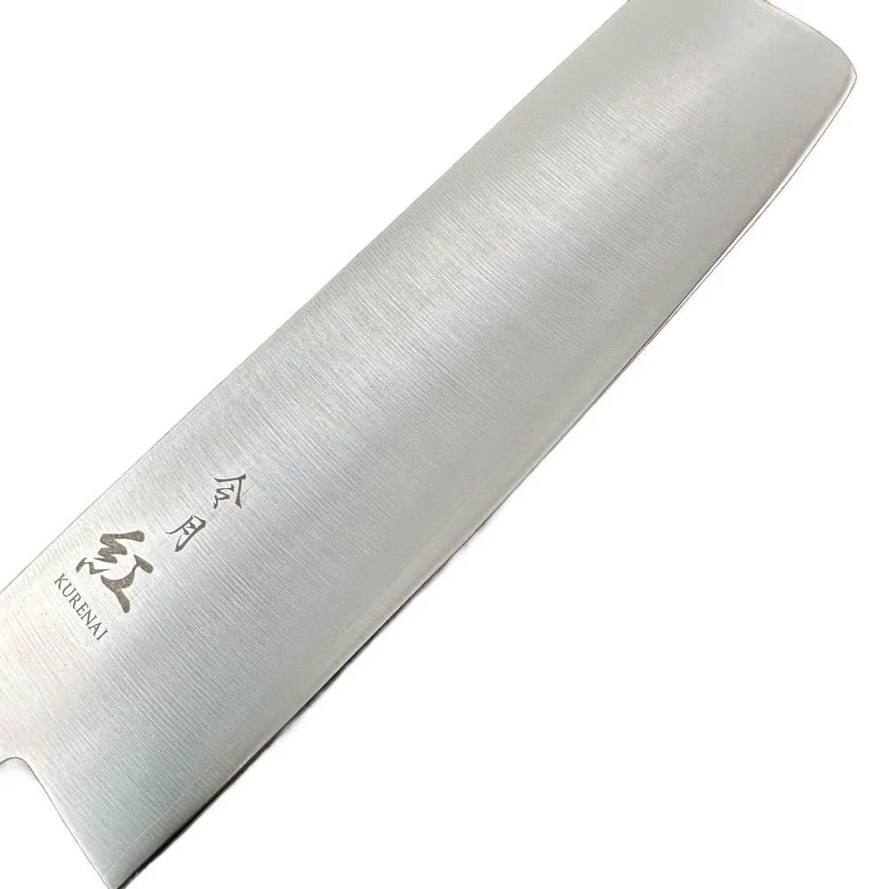 Kurenai Nakiri Knife Molybdenum Vanadium Vegetable Knife 165mm - Image 2