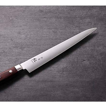 Kurenai Sujiki Knife Molybdenum Vanadium Slicing Knife 240mm - Image 3