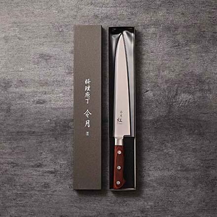 Kurenai Sujiki Knife Molybdenum Vanadium Slicing Knife 240mm - Image 5