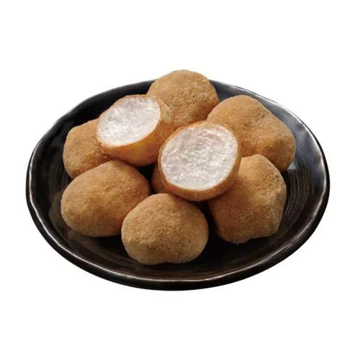 Funwari Meijin Kuromitsu Cocoa Kinako Mochi Puffs 56g (Pack of 6) - Image 2