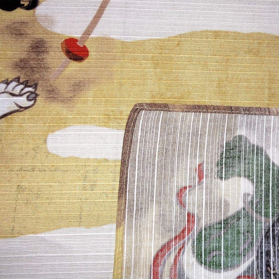 Furoshiki Fujin Raijin Wind & Thunder God Cotton Wrapping Cloth 48x48cm - Image 3