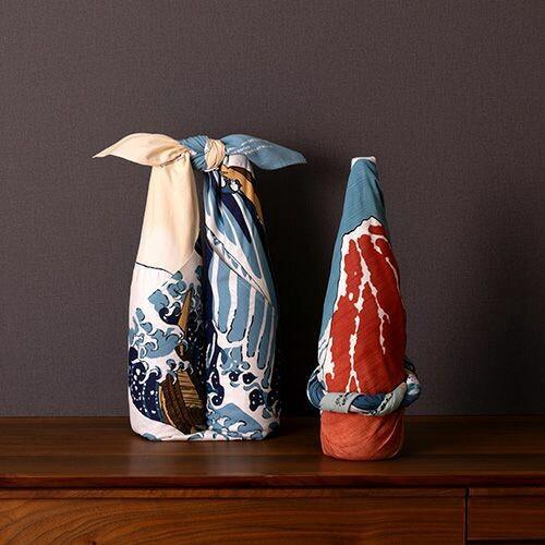 Furoshiki Great Wave off Kanagawa Organic Cotton Wrapping Cloth 70x70cm - Image 5