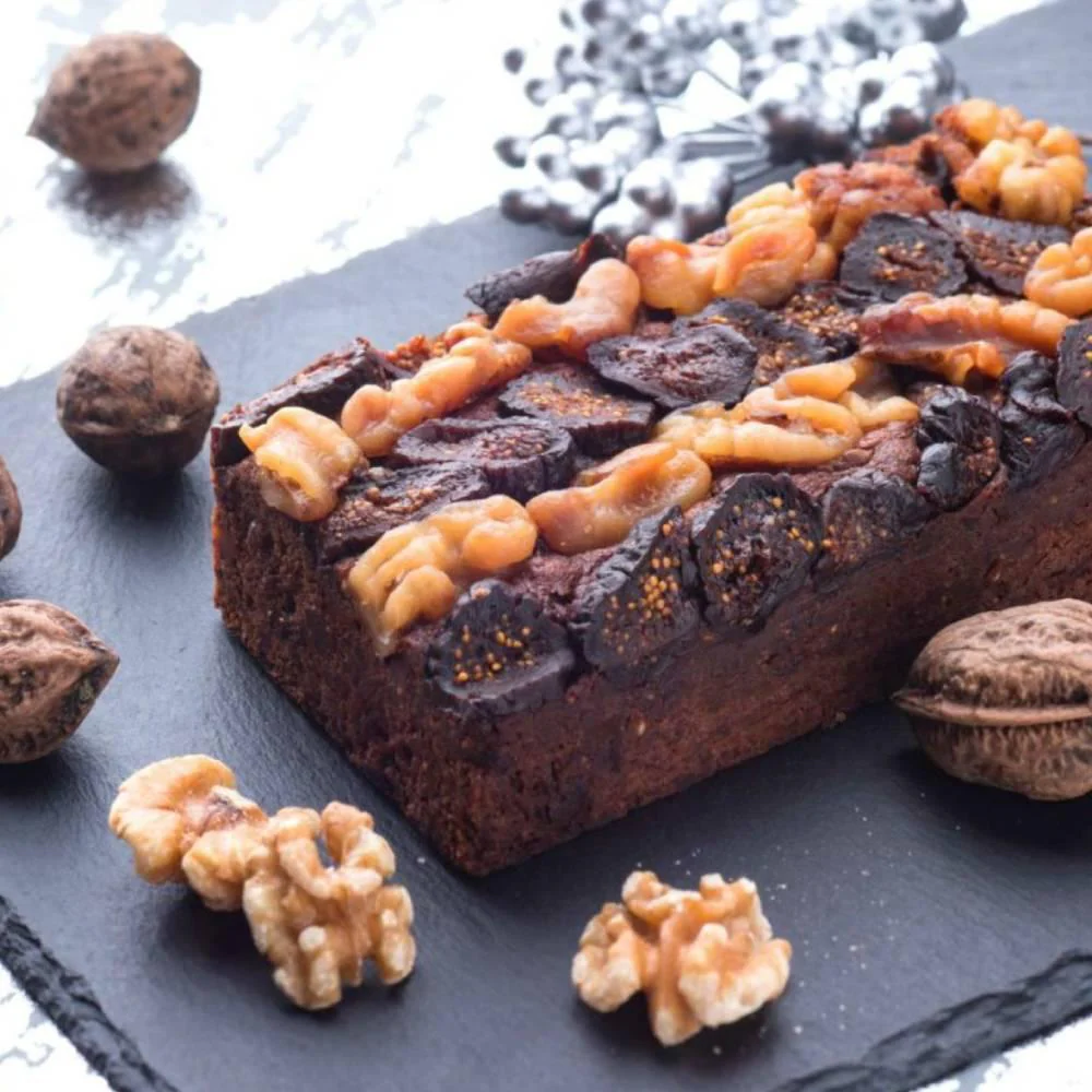 Gin No Mori Premium Fig & Walnut Chocolate Pound Cake - Image 2