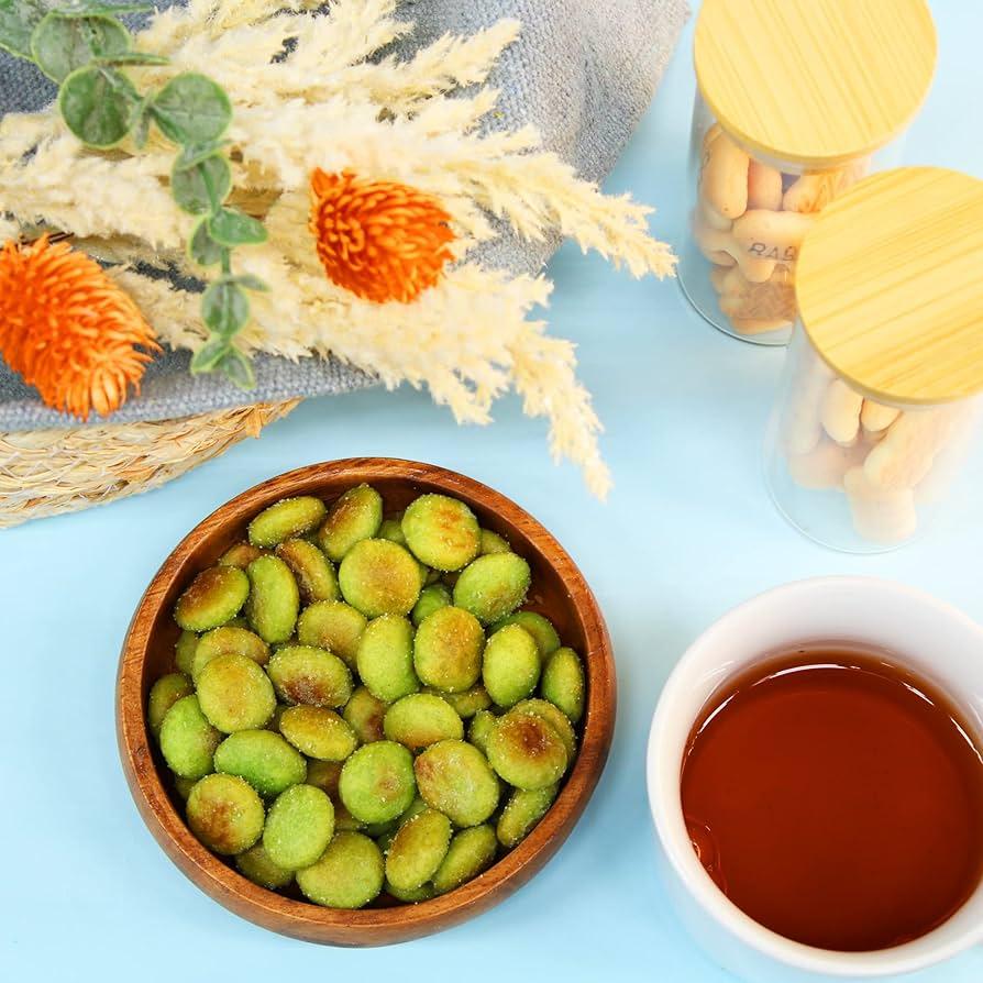 Ginbis Roasted Edamame Japanese Green Soybean Snack 38g (Pack of 6) - Image 5