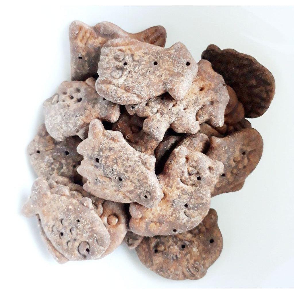 Ginbis Tabekko Suizokukan Sea Animal Shaped Chocolate Biscuits 50g (Pack of 10) - Image 2