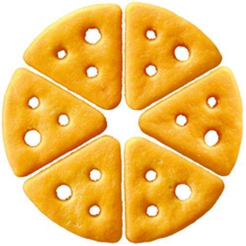 Glico Cheeza Cheddar Cheese Crackers Savory Crunchy Snack 32g - Image 2