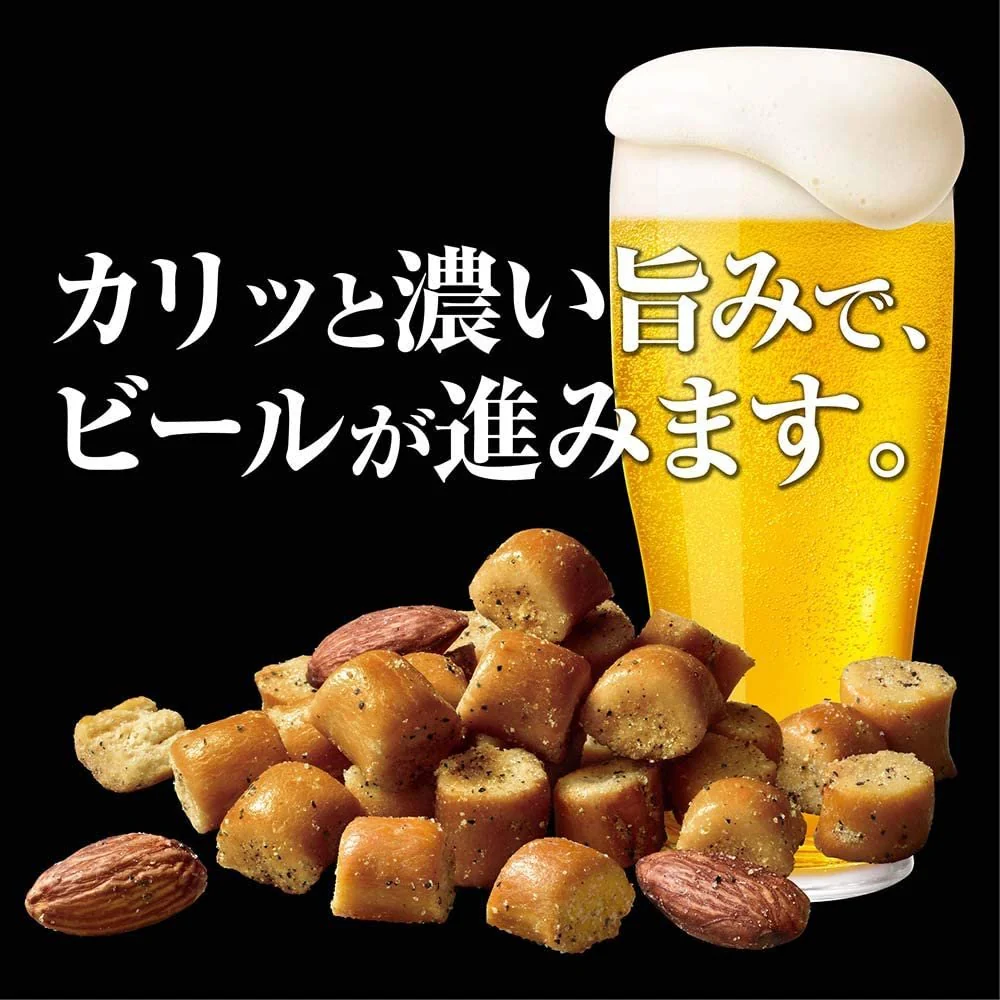 Glico Cratz Pepper Bacon Snack Savory Crunch Snack 42g - Image 3