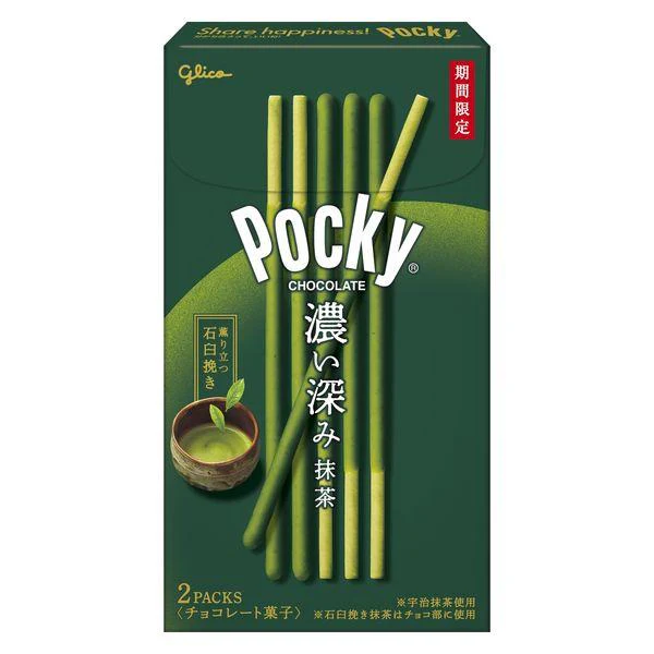 Matcha Pocky Green Tea Pocky Sticks (Pack of 3) - Image 2