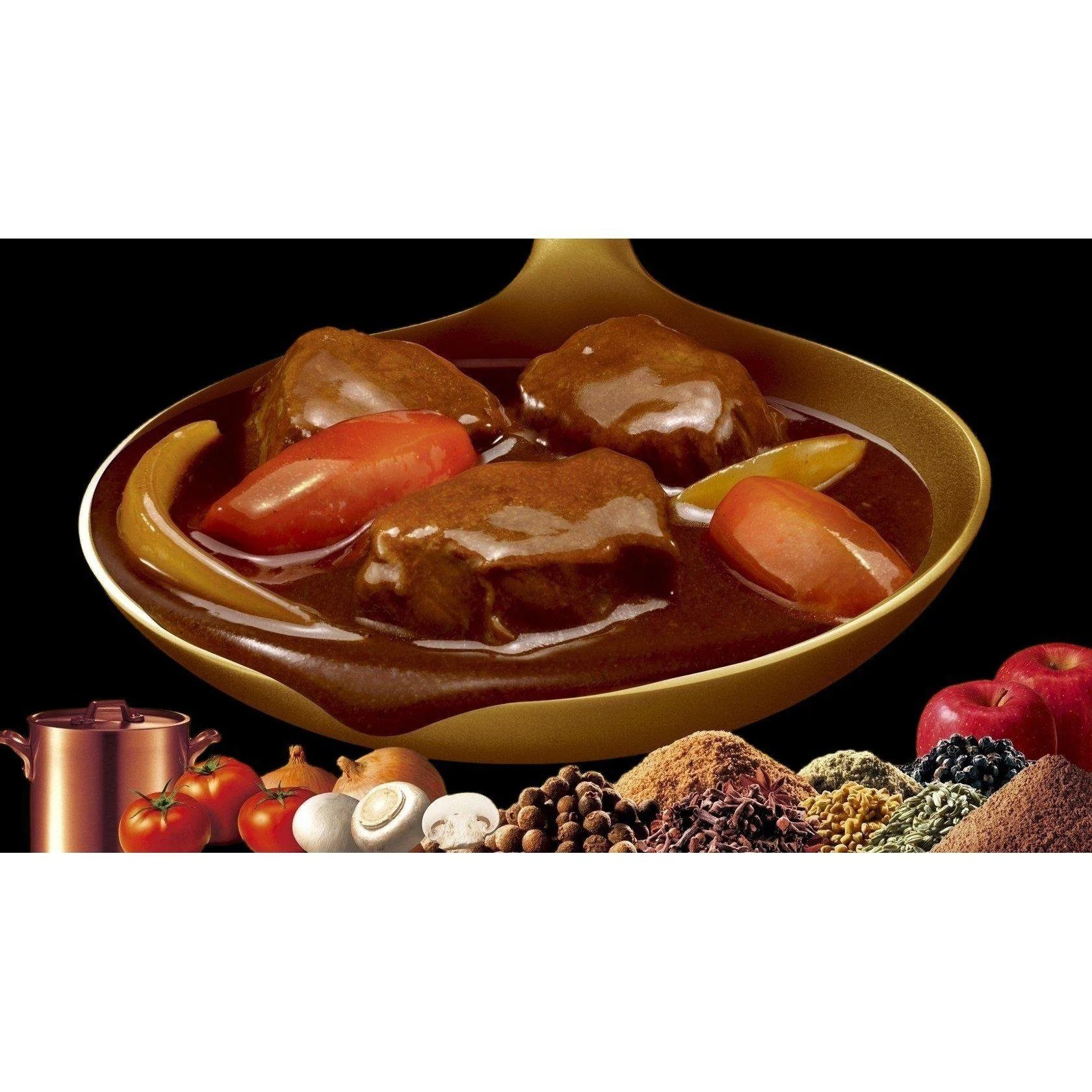 Glico Zeppin Japanese Curry Roux Blocks Hot 175g - Image 3