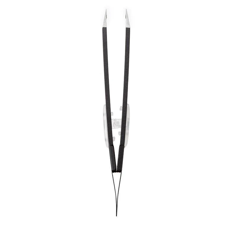 Green Bell Stainless Steel Slanted Tweezers for Hair Removal GT-233 - Image 4