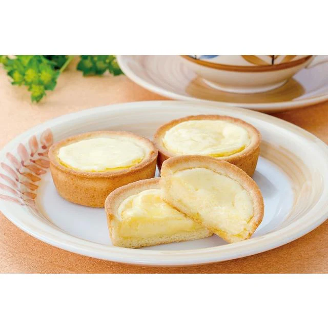 Shinori Hakodate Cheese Tarts Soft Hokkaido Cream Cheese Tart Cakes 3 Pieces - Image 2