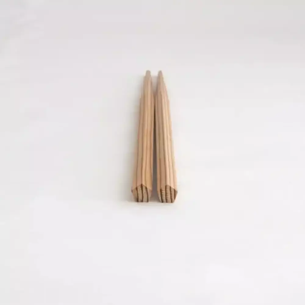 Handcrafted Pentagonal Chopsticks Unbleached Natural Sugi Cedar 30cm - Image 4