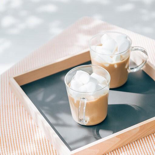 Hario Heat Resistant Glass Mugs For Hot Or Cold Drinks (Set of 2 Mugs) - Image 3