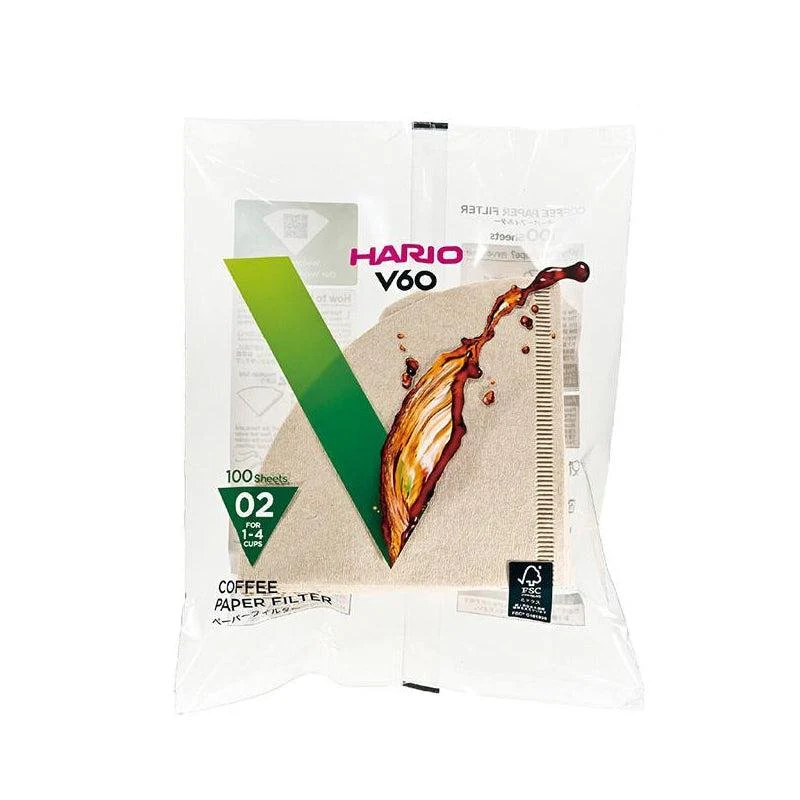 Hario V60 Coffee Filter Paper Size 02 Natural Brown VCF-02-100M - Image 10