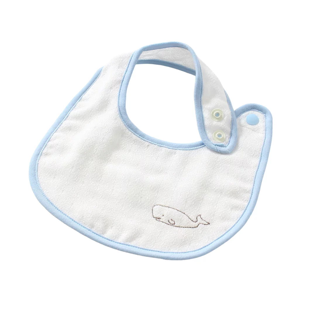 Hartwell Imabari 3-Layer Muslin Soft Gentle Baby Bib 30cm - Image 4