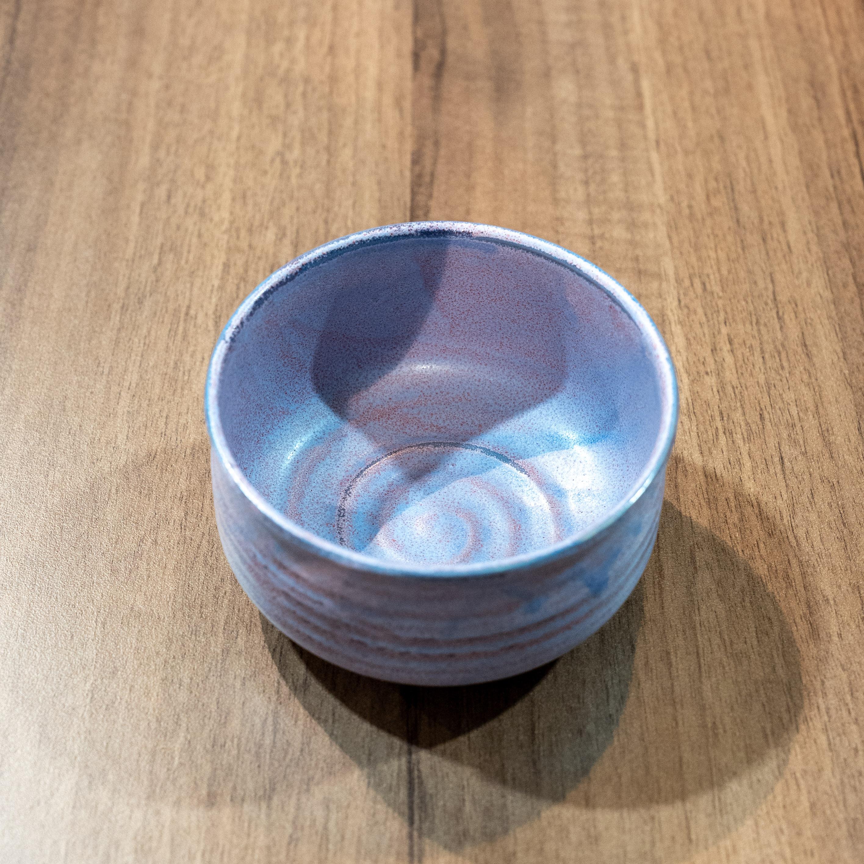 Hasami Porcelain Matchawan Pink Matcha Tea Bowl With Wooden Box - Image 3