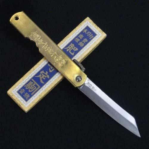 Higonokami Aogami Warikomi Handmade Folding Knife 175mm - Image 4