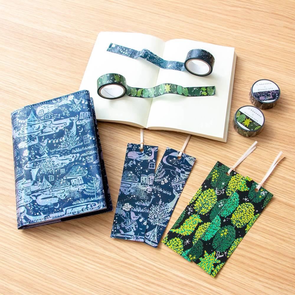 Holographic Foil Stamped Bookmark Whale Memorial Design 2 ct. - Image 2
