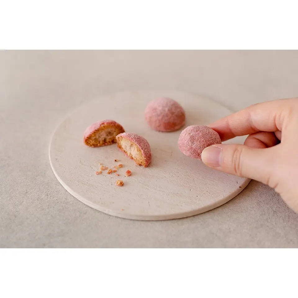 Tatatado Vegan Gluten-Free Strawberry Cookie Balls (Pack of 3) - Image 2