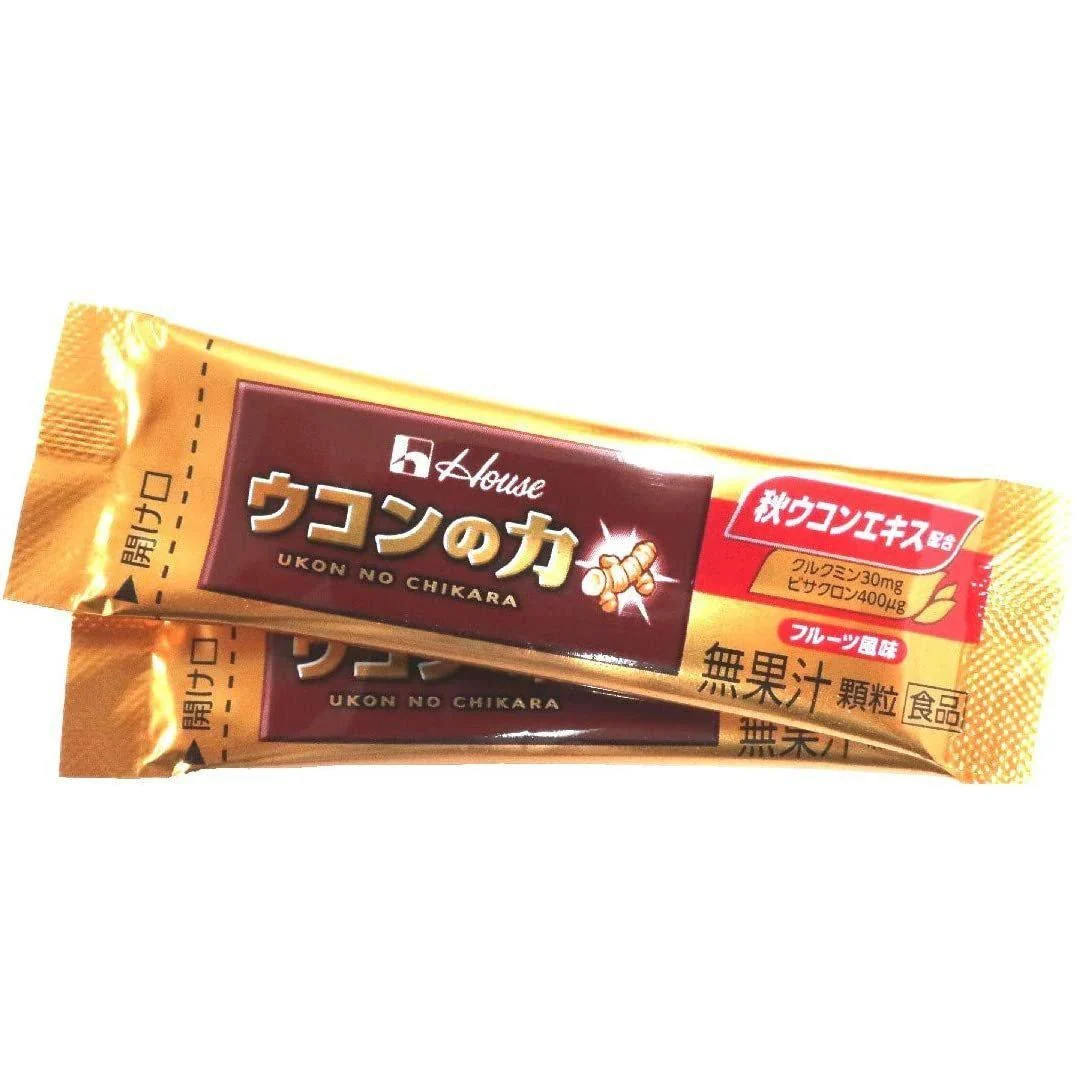 House Foods Ukon No Chikara Turmeric Powder Supplement 1.1g x 30 Sticks - Image 2