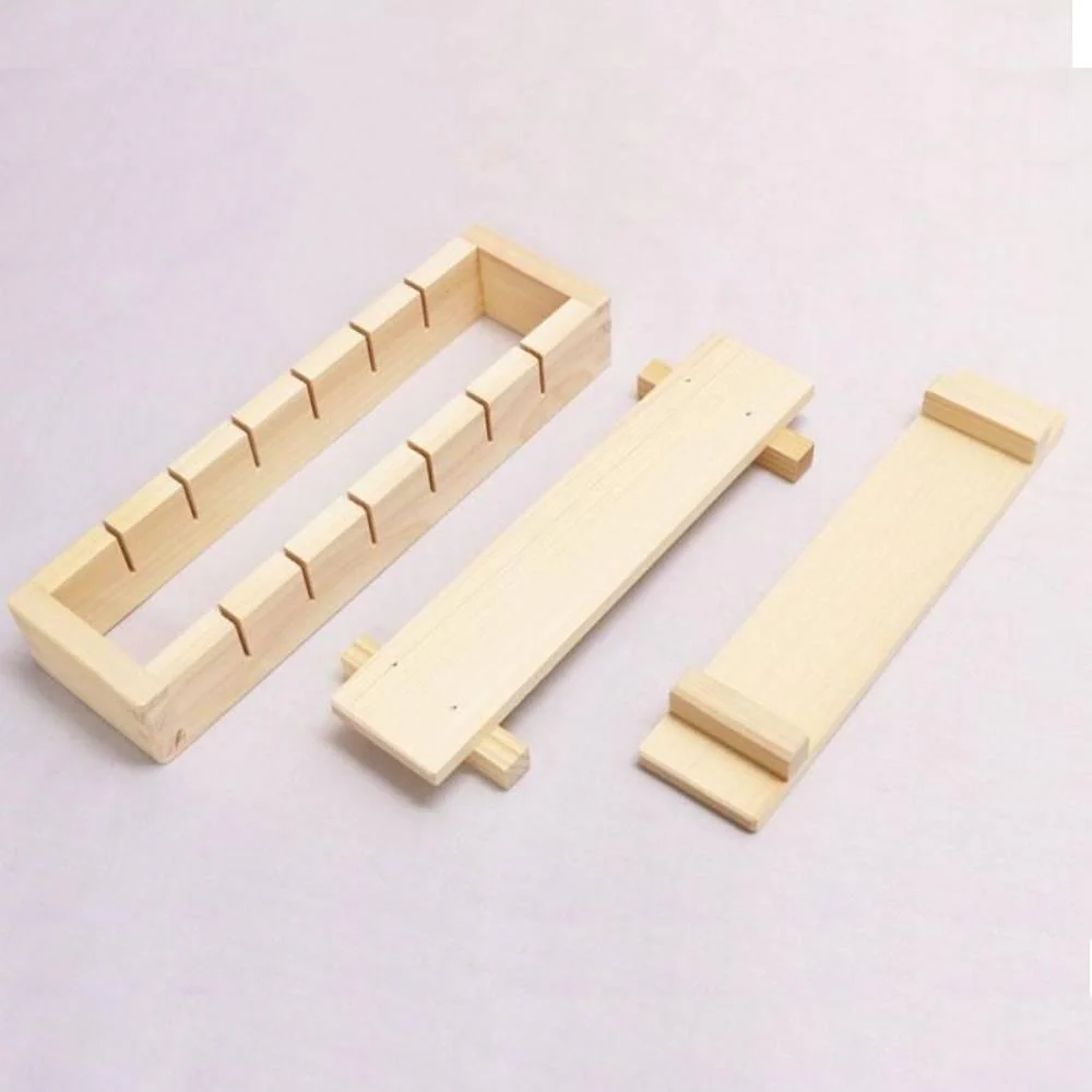 Ichihara Wooden Sushi Press Cypress Oshizushi Pressed Sushi Mold 275mm - Image 3