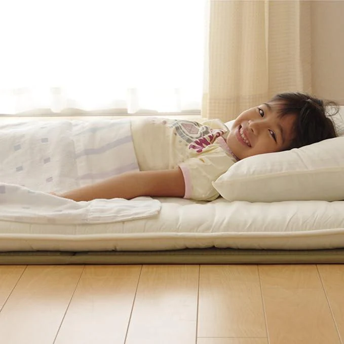 Ikehiko 3-Piece Japanese Tatami Mat Mattress Futon Base Semi Double - Image 7