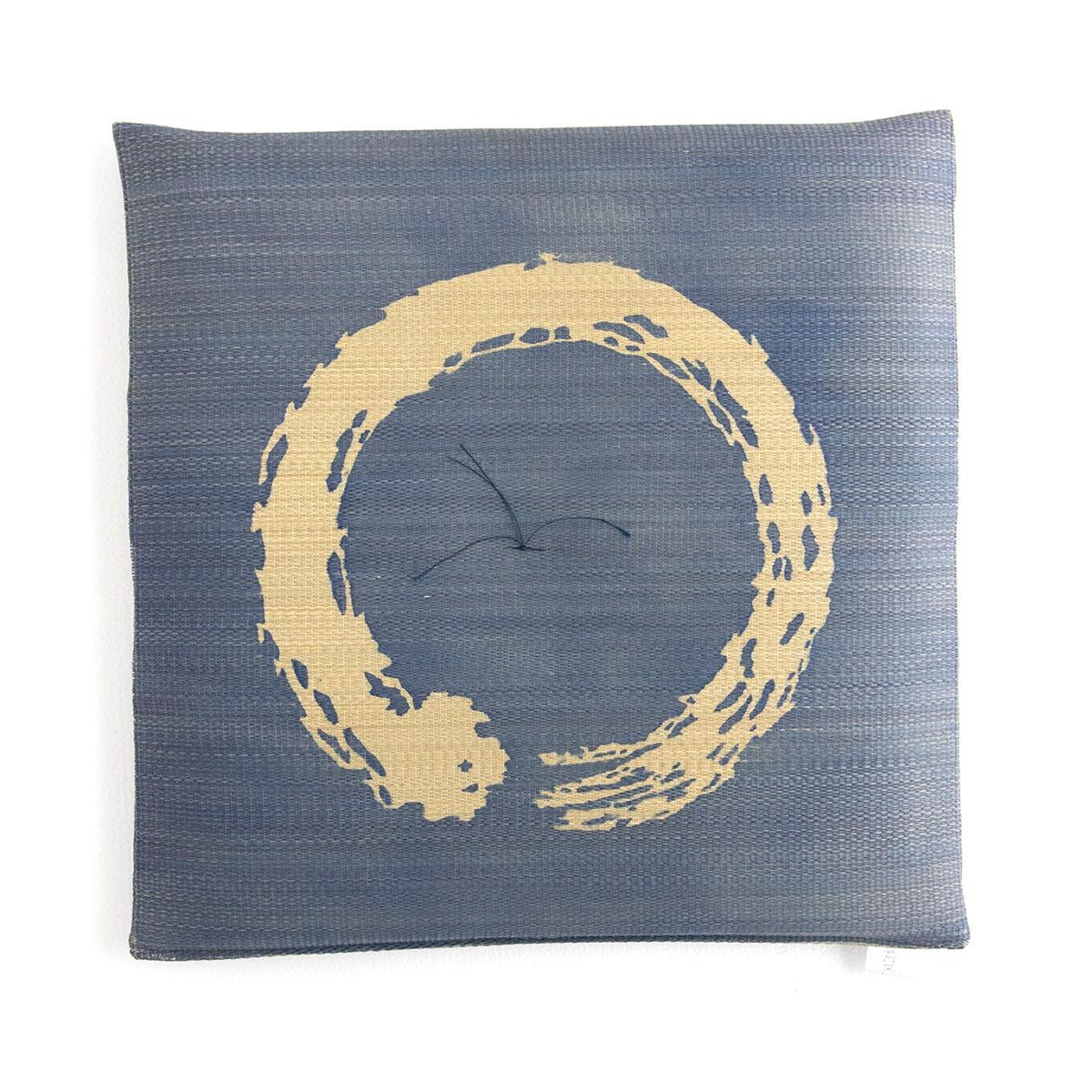 Ikehiko Igusa Rush Grass Tatami Floor Cushion 55 x 55 cm - Image 2