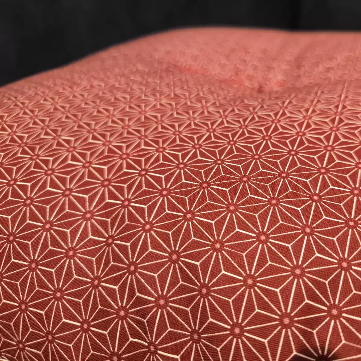 Ikeura Asanoha Zabuton Traditional Japanese Cushion 55 x 59cm - Image 3