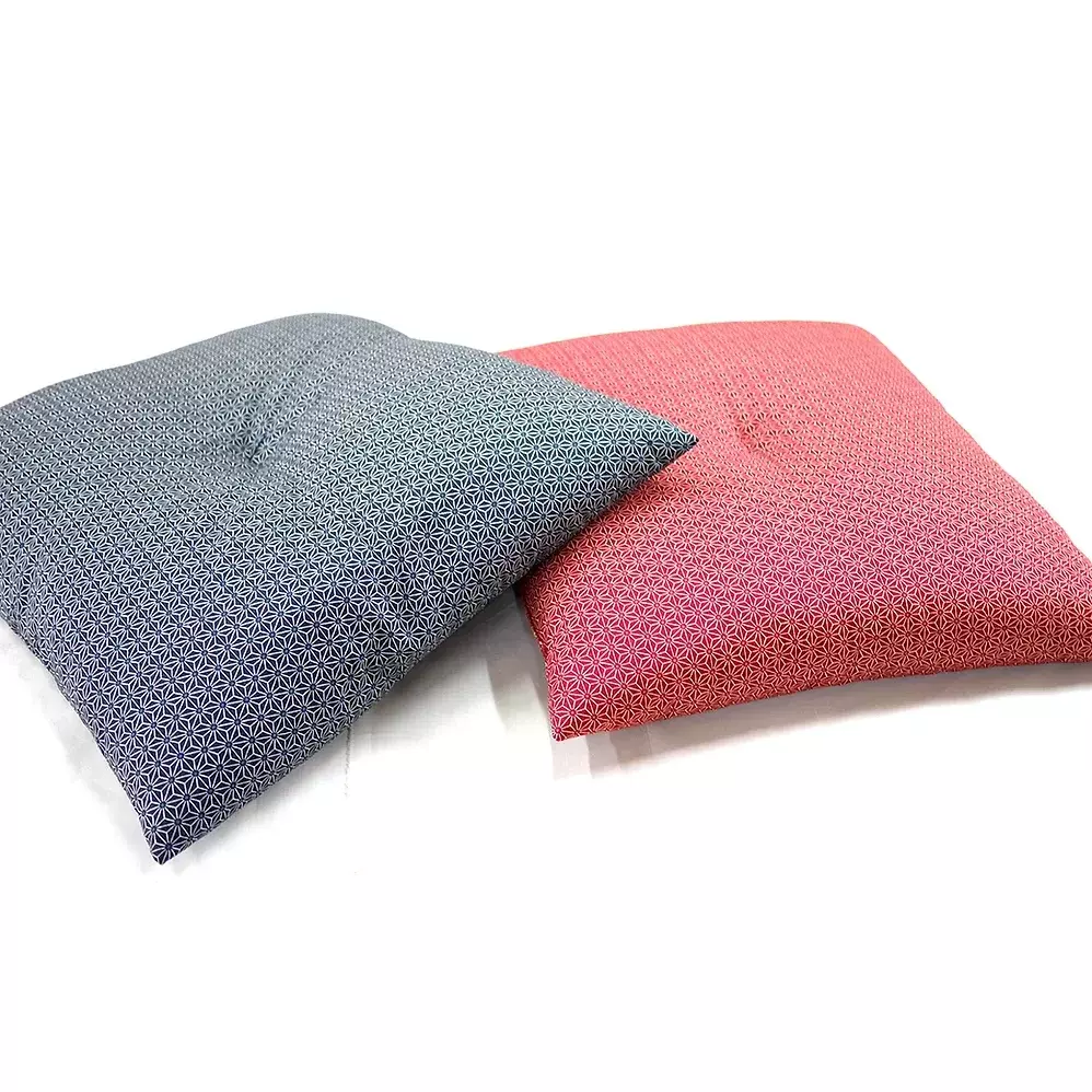 Ikeura Asanoha Zabuton Traditional Japanese Cushion 55 x 59cm - Image 7