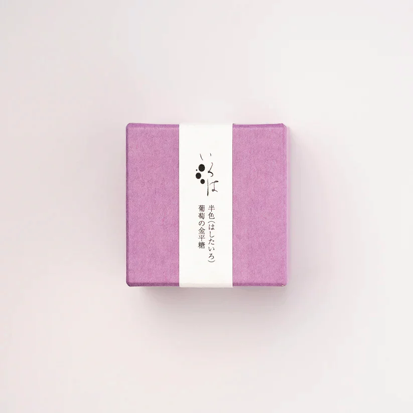 Irohaya Konpeito Grape Flavor Traditional Japanese Sugar Candy 40g - Image 2