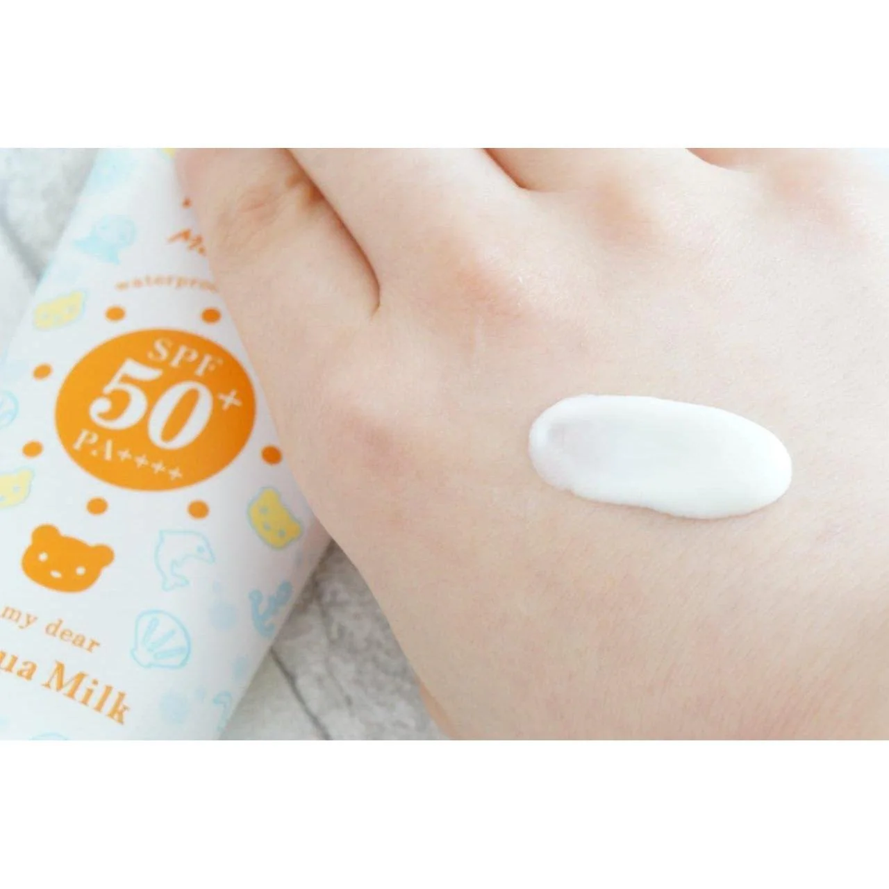 Isehan Kiss Me Mommy UV Aqua Milk SPF 50+ PA++++ 50g - Image 3