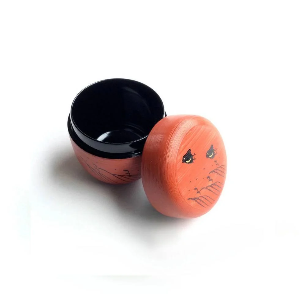 Isuke Natsume Lacquered Ceremonial Tea Caddy Matcha Container - Image 2