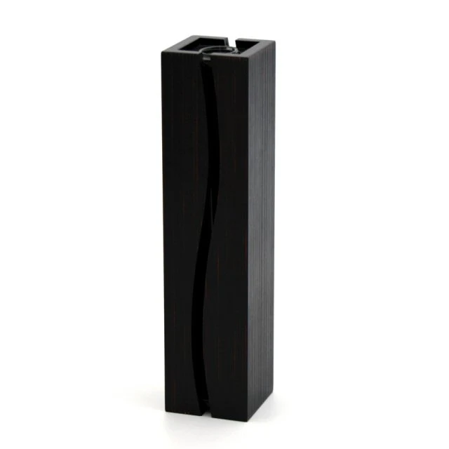 Isuke Wooden Single Flower Vase Wave Shape Dawn Home Décor - Image 2