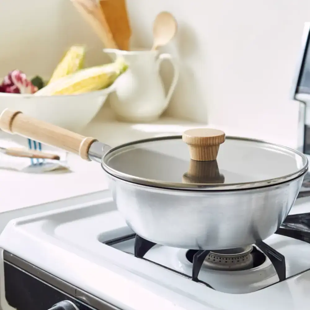 Itaru Multi-Purpose Aluminum Deep Pan With Lid Induction Safe 22cm - Image 3
