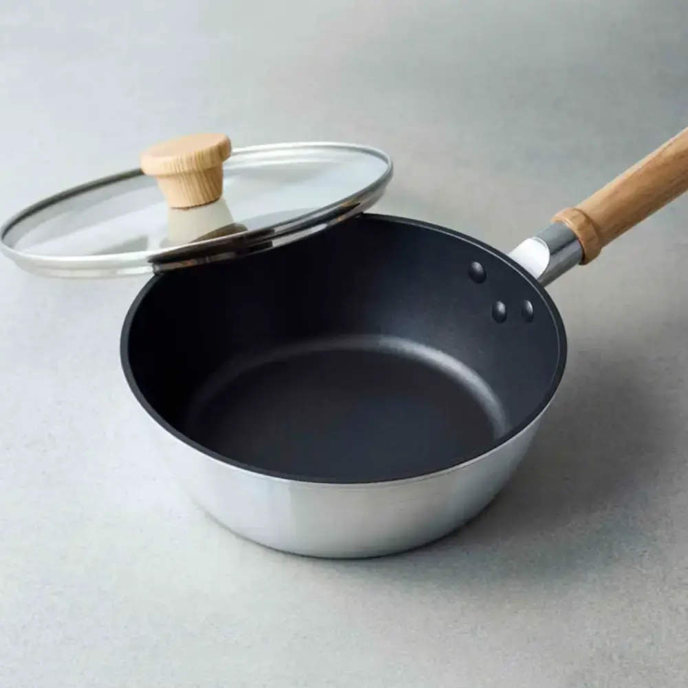 Itaru Multi-Purpose Aluminum Deep Pan With Lid Induction Safe 22cm - Image 5