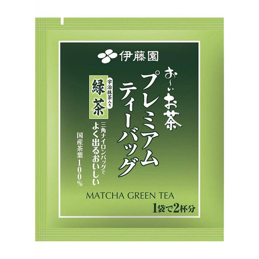 Itoen Oi Ocha Premium Japanese Green Tea Matcha Blend 50 Bags - Image 2