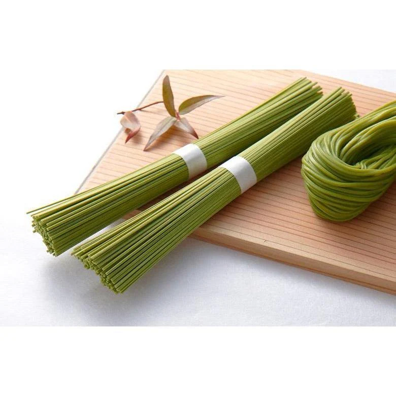 Itohkyuemon Matcha Green Tea Soba Noodles 200g - Image 2
