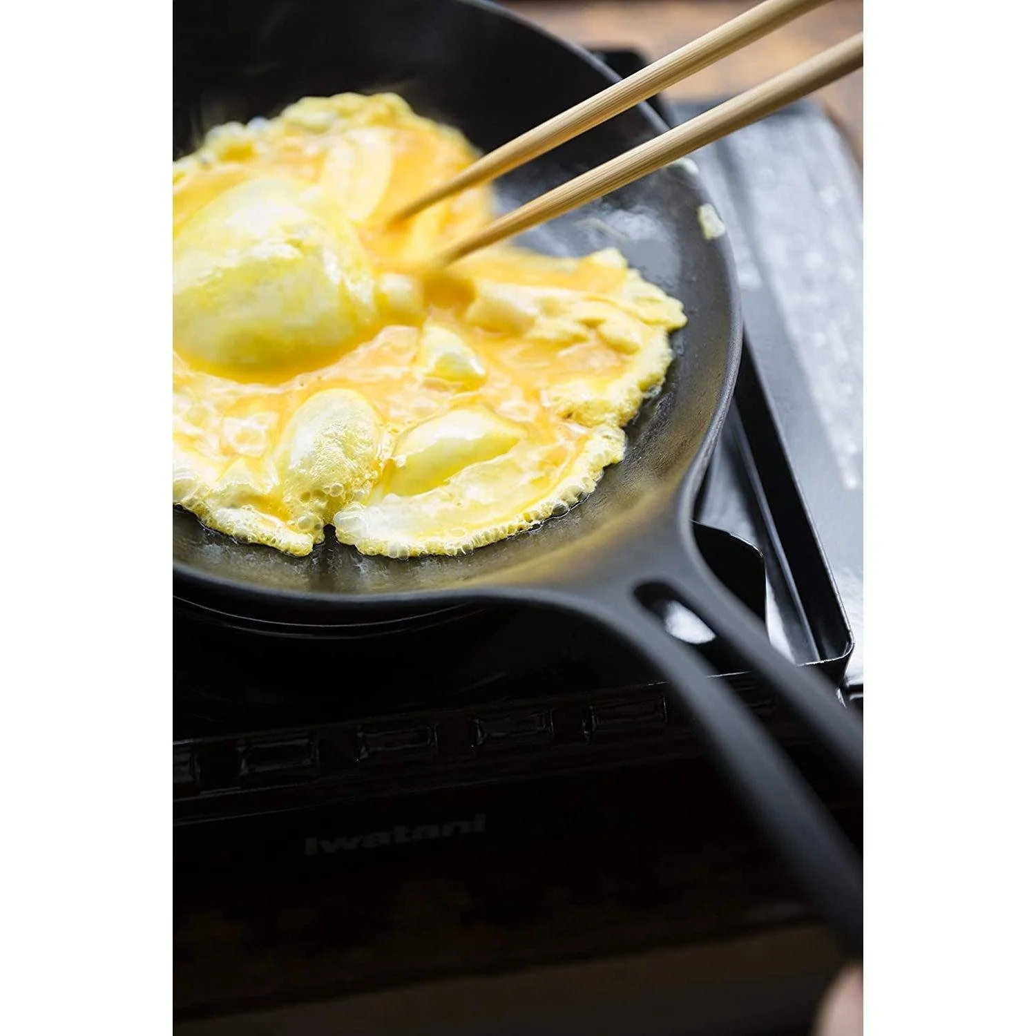 Iwachu Nambu Cast Iron Omelette Frying Pan 24cm - Image 2