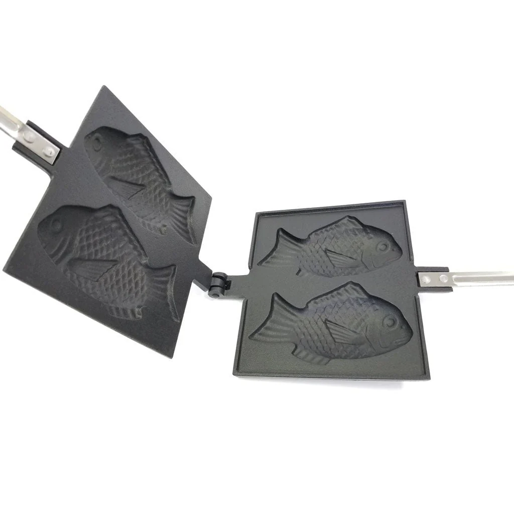 Iwachu Nambu Japanese Cast Iron Taiyaki Maker 24030 - Image 2