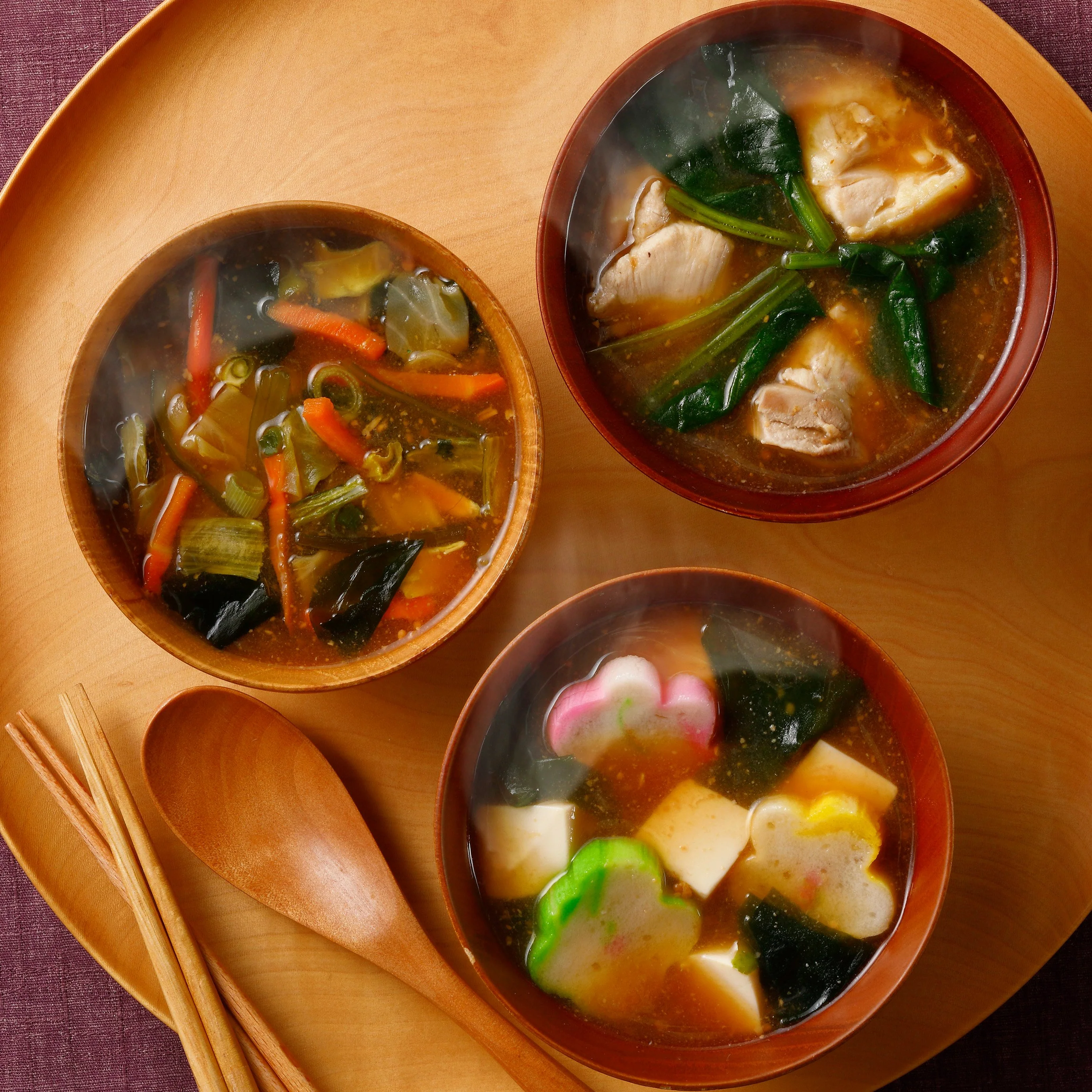 J Taste Authentic Japanese Miso Soup Ingredients Set 5 Pieces - Image 3