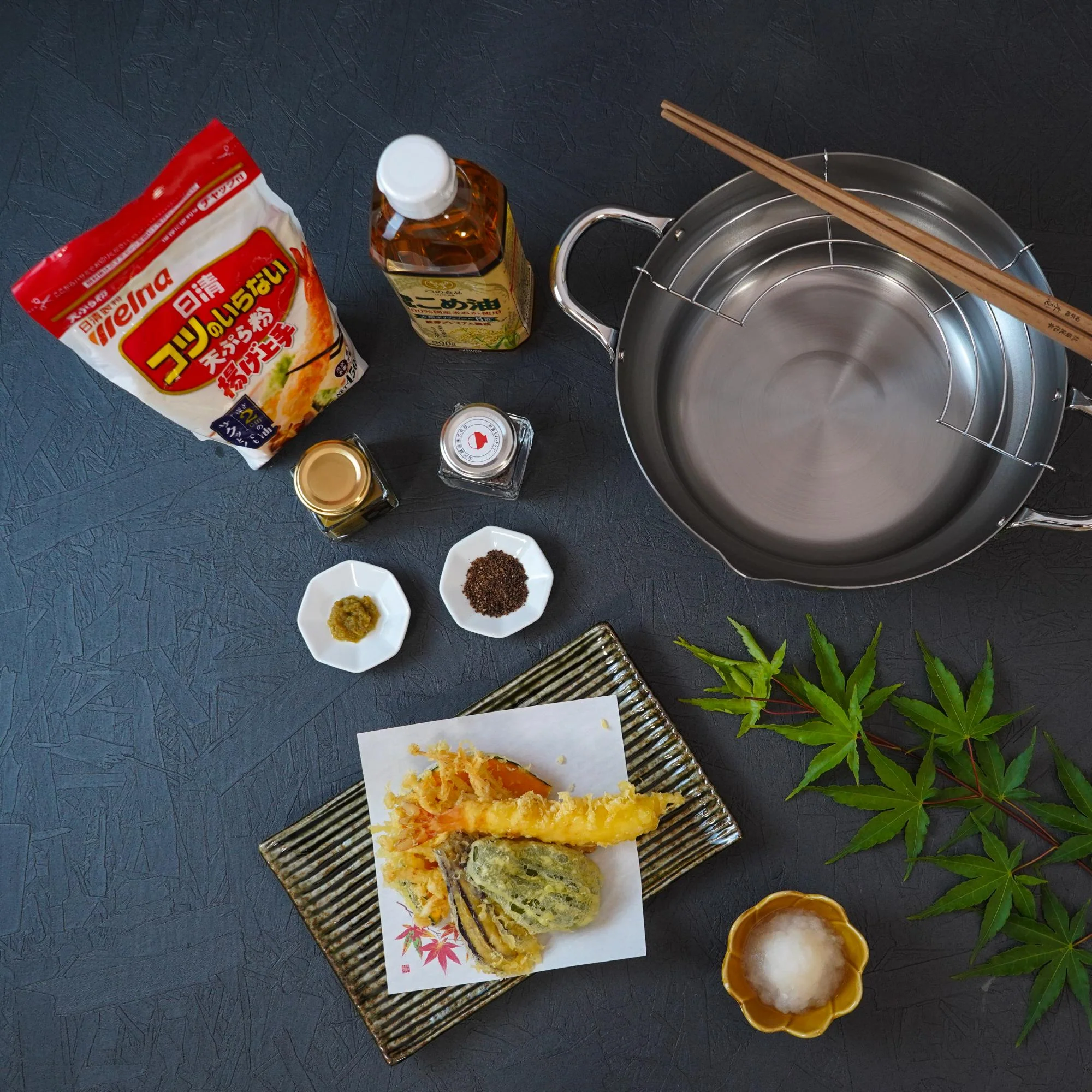 J Taste Authentic Tempura Cooking Kit & Tempura Ingredients 7 Pieces - Image 4