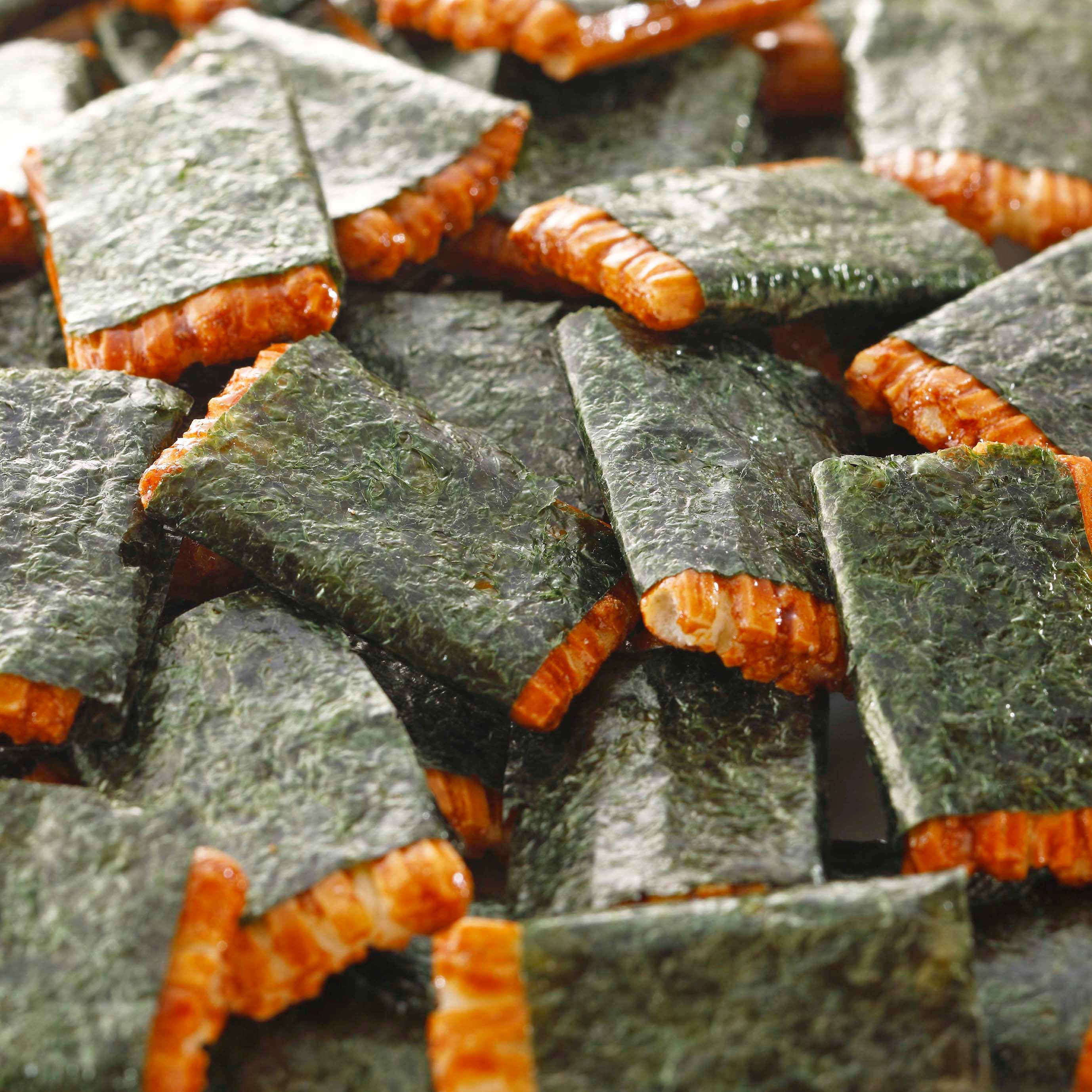 J Taste Norimaki Arare Nori Seaweed Rice Crackers (Pack of 3) - Image 2