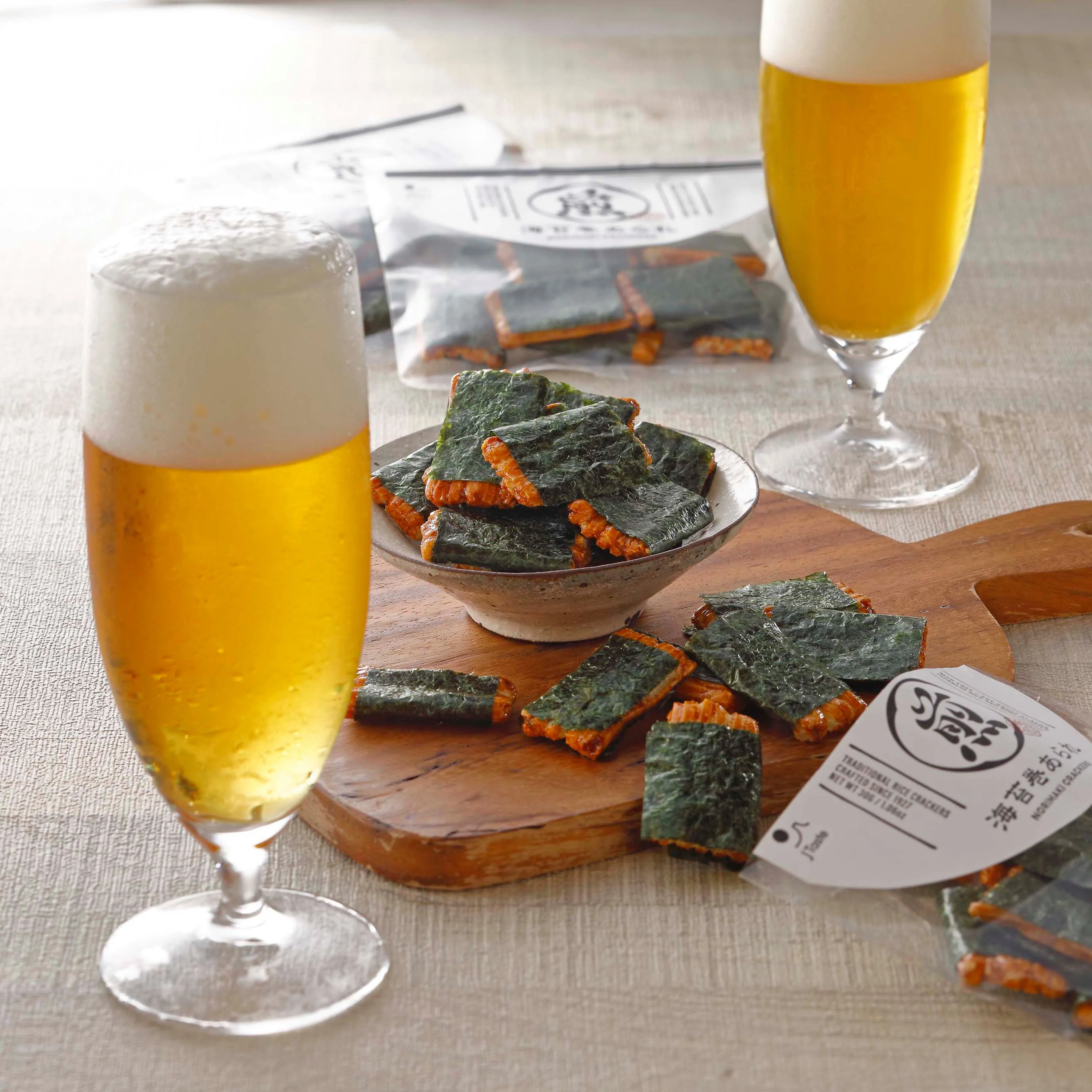 J Taste Norimaki Arare Nori Seaweed Rice Crackers (Pack of 3) - Image 6