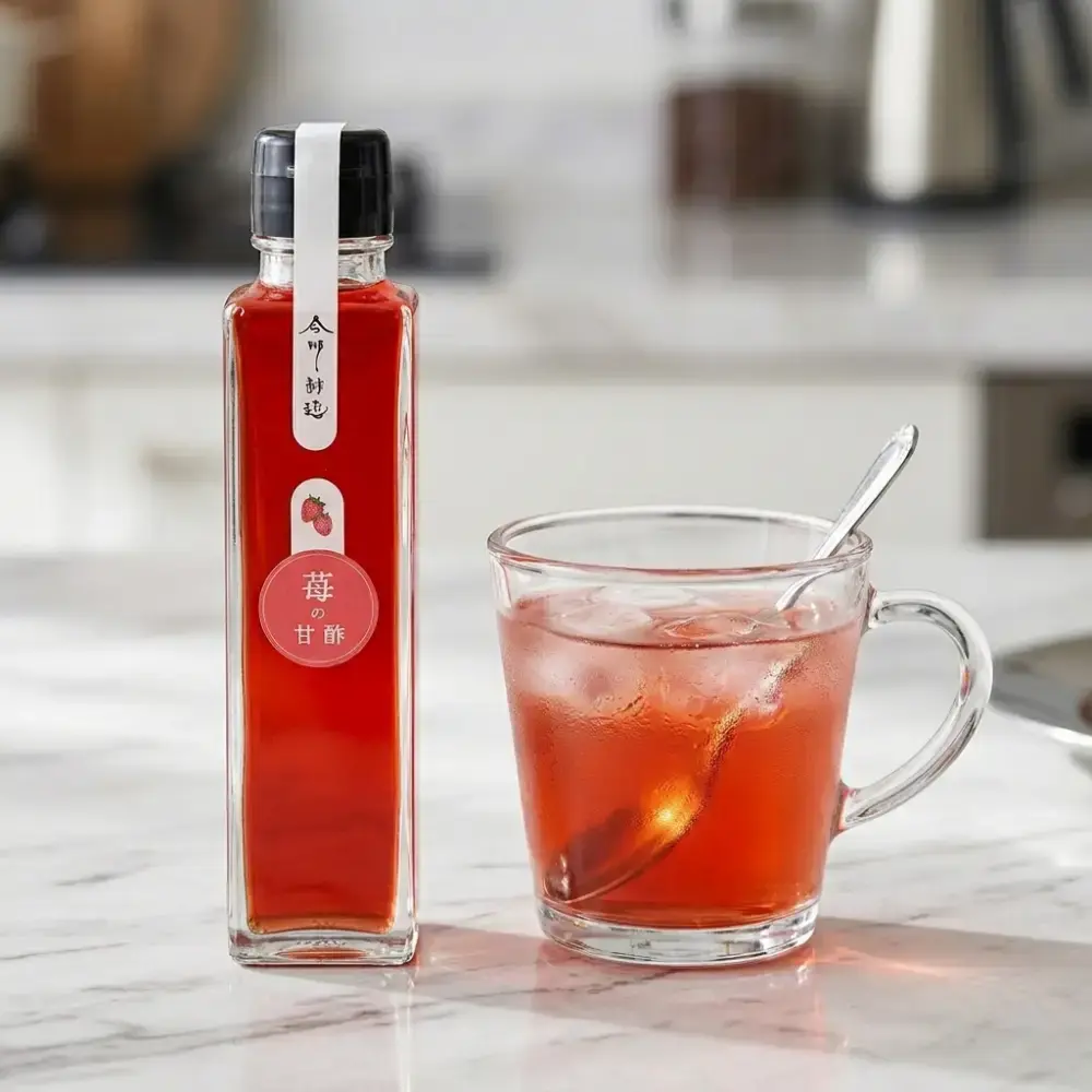 Japanese Strawberry Sweet Vinegar Dessert & Dressing Sauce 150ml - Image 3