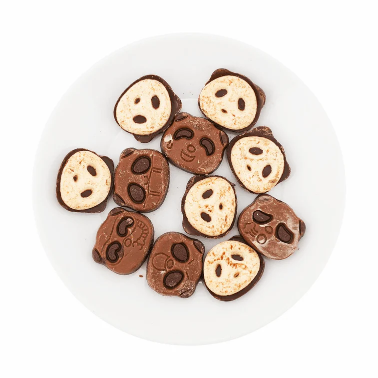 Kabaya Sakusaku Panda Milk & Dark Chocolate Cookies 47g (Pack of 3) - Image 3