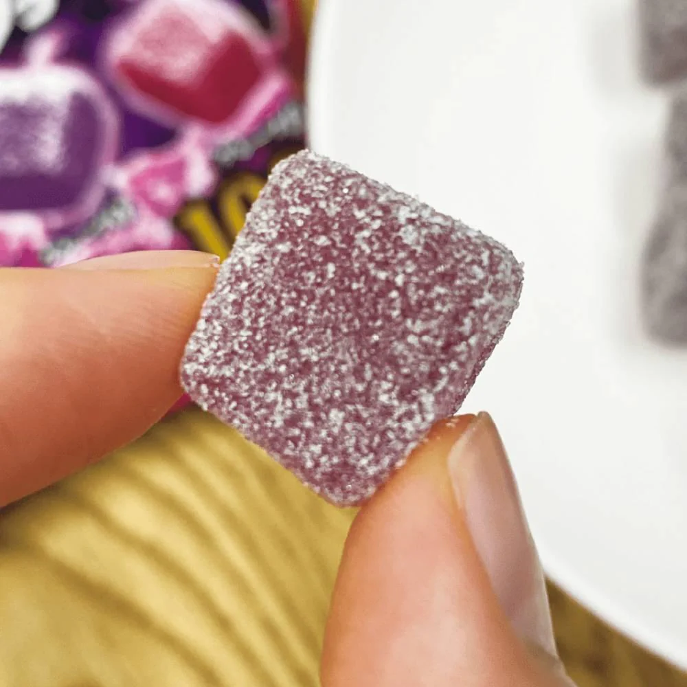 Kabaya Tough Gummy Alpha & Beta Grape Chewy Gummies 100g (Pack of 6) - Image 2