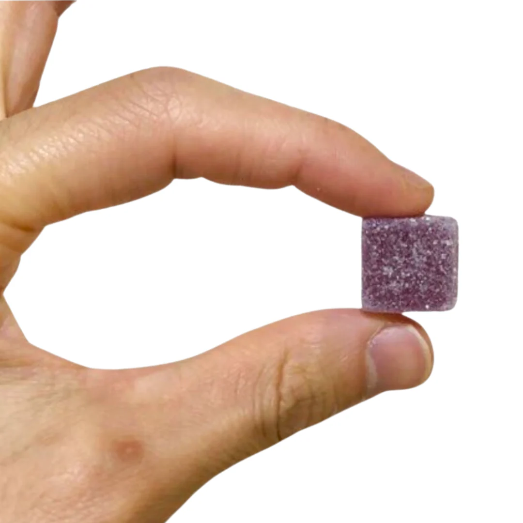 Kabaya Tough Gummy Alpha & Betta Grape Chewy Gummies 100g - Image 2
