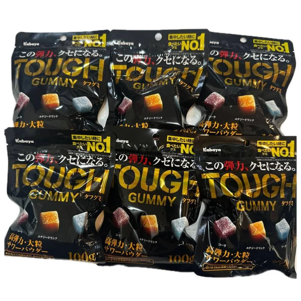 Kabaya Tough Gummy Mixed Flavor Gummies 100g (Pack of 6) - Image 5