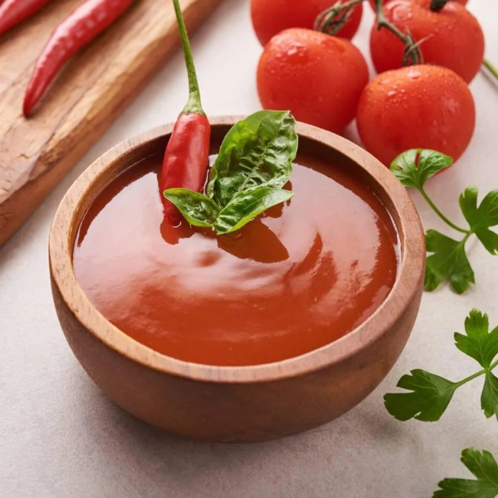 Kagome Japanese Chili Sauce Mildly Spicy Tomato Condiment 490g - Image 5