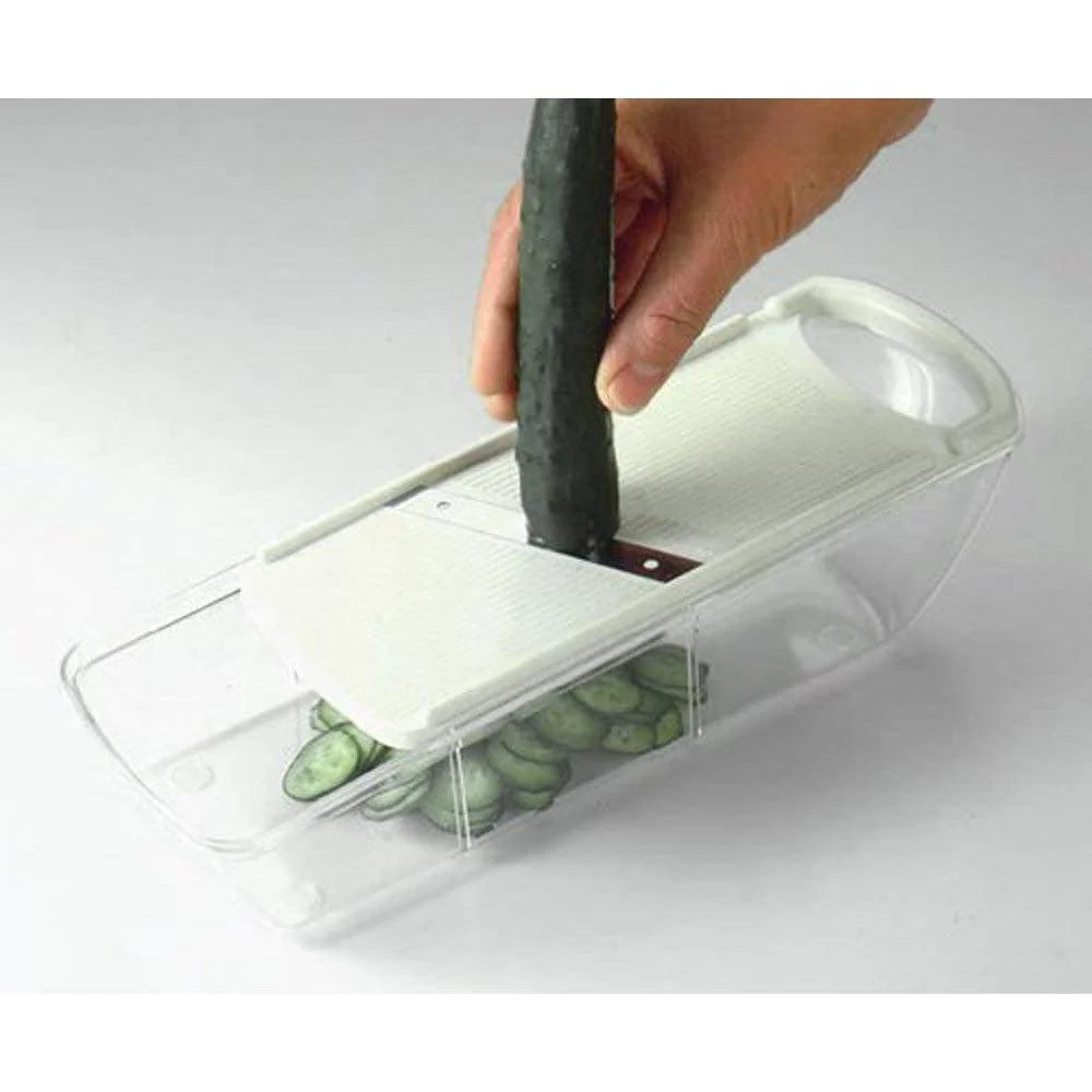 KAI Delico Compact Japanese Mandoline Slicer Bundle Set DZ0746 - Image 5